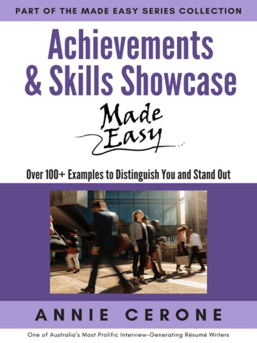 Title details for Achievements and Skills Showcase Made Easy by Annie Cerone - Available